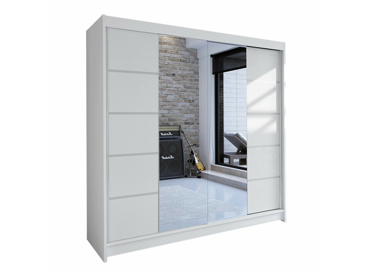 Skapis Closico Cavaris V (Balts)