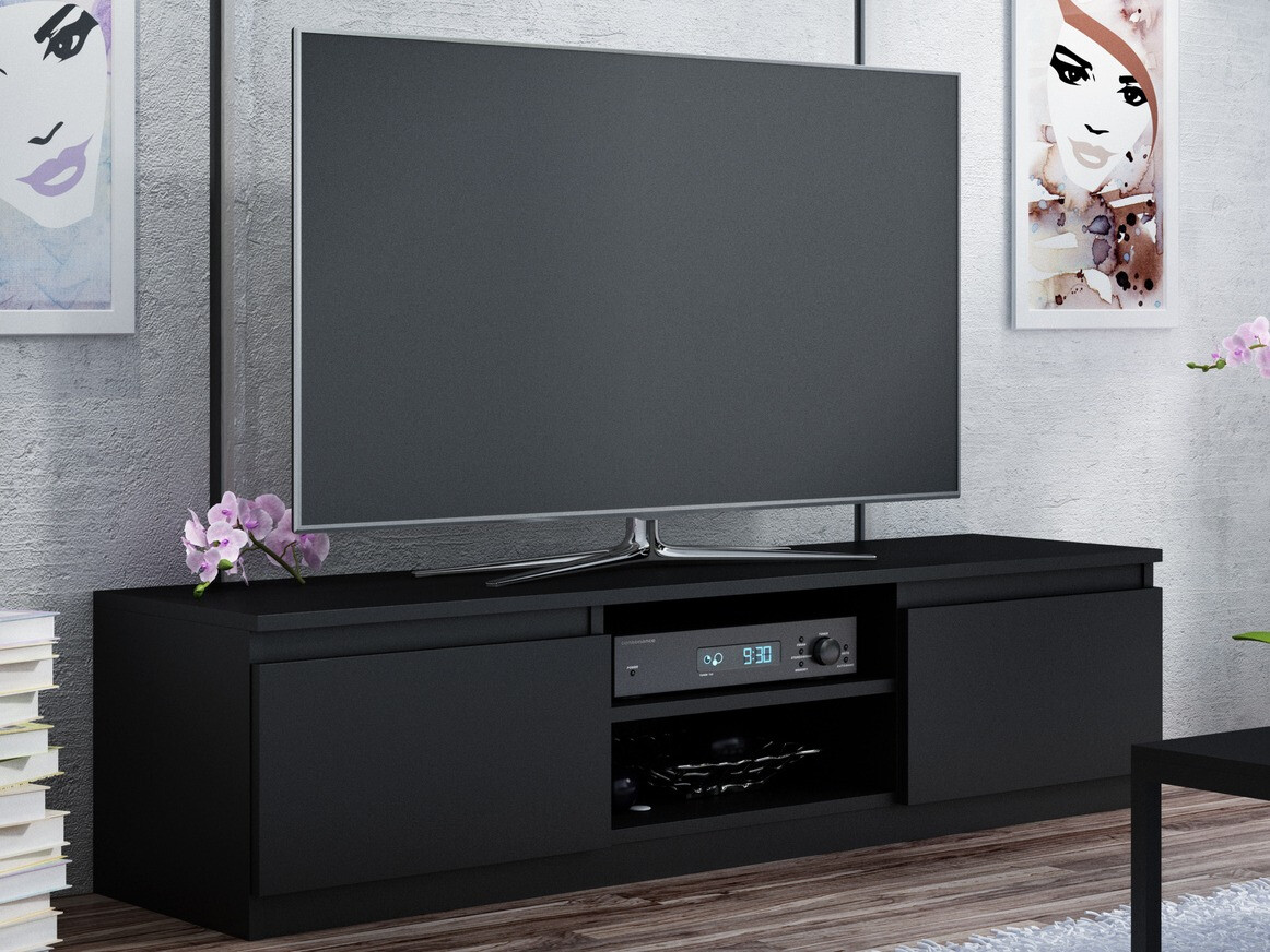 TV galds Elbvelu 125 (Melns)