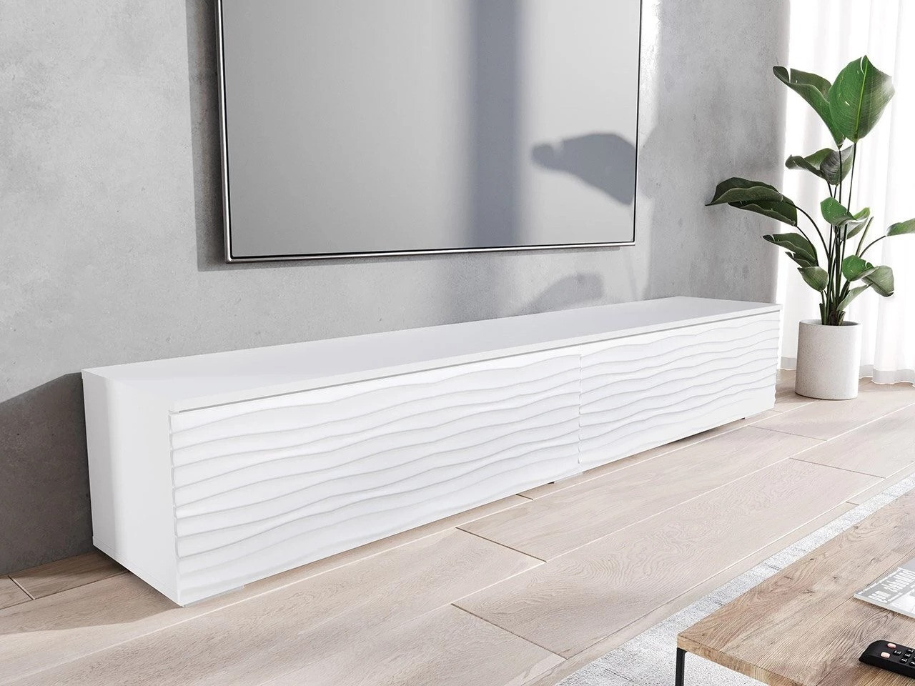 TV galds Sarasota 164 (Balts)