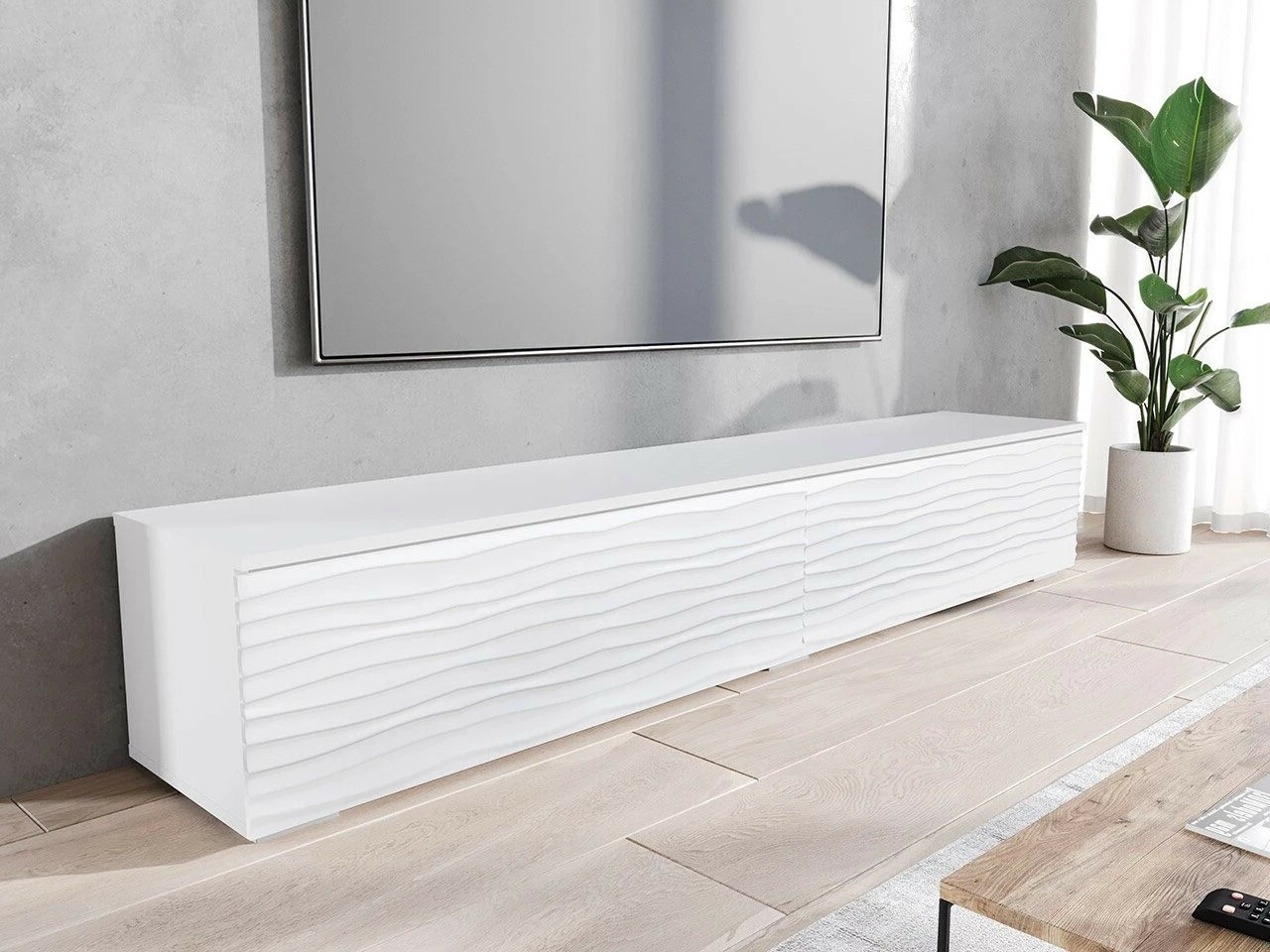 TV galds Sarasota 164 (Balts)