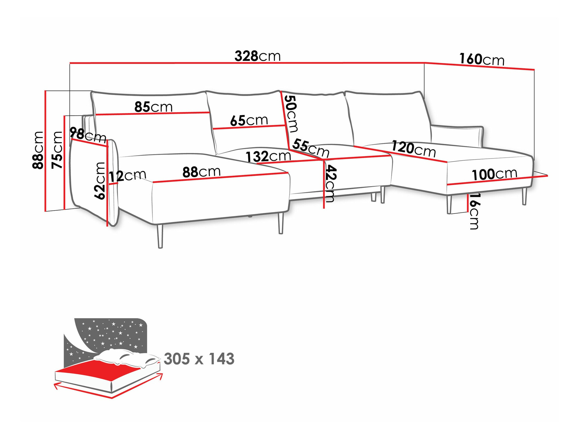 Stūra dīvāns Columbus 223 (Velo 627)
