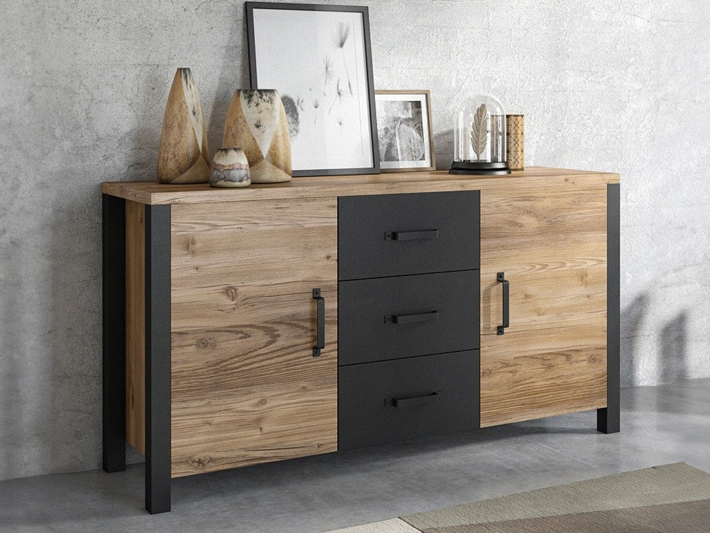 Kumode Tornua 103 (Tumšā egle + Matēts melns)