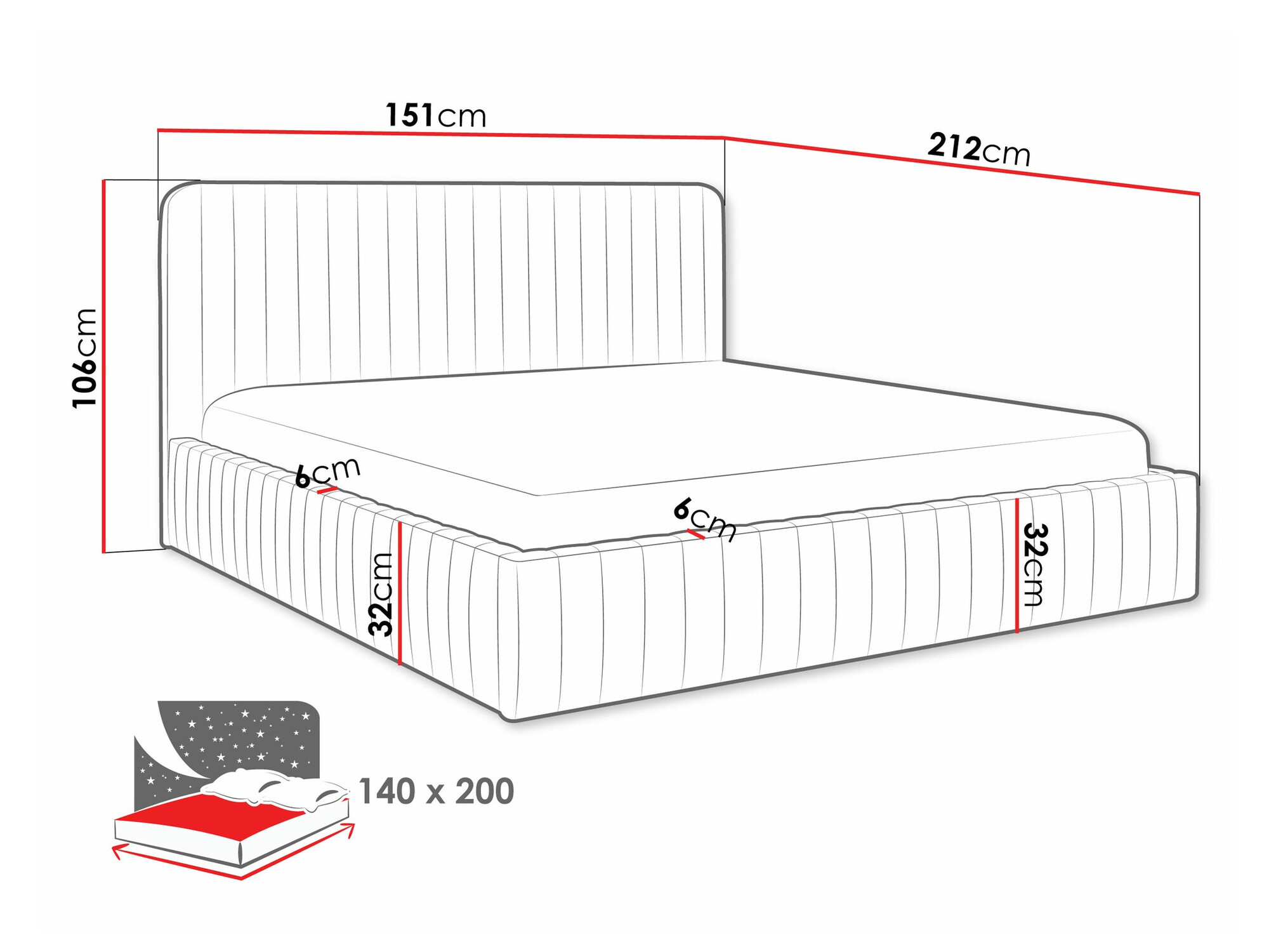 Gulta TrendyNest Caprion (Velluto 18)