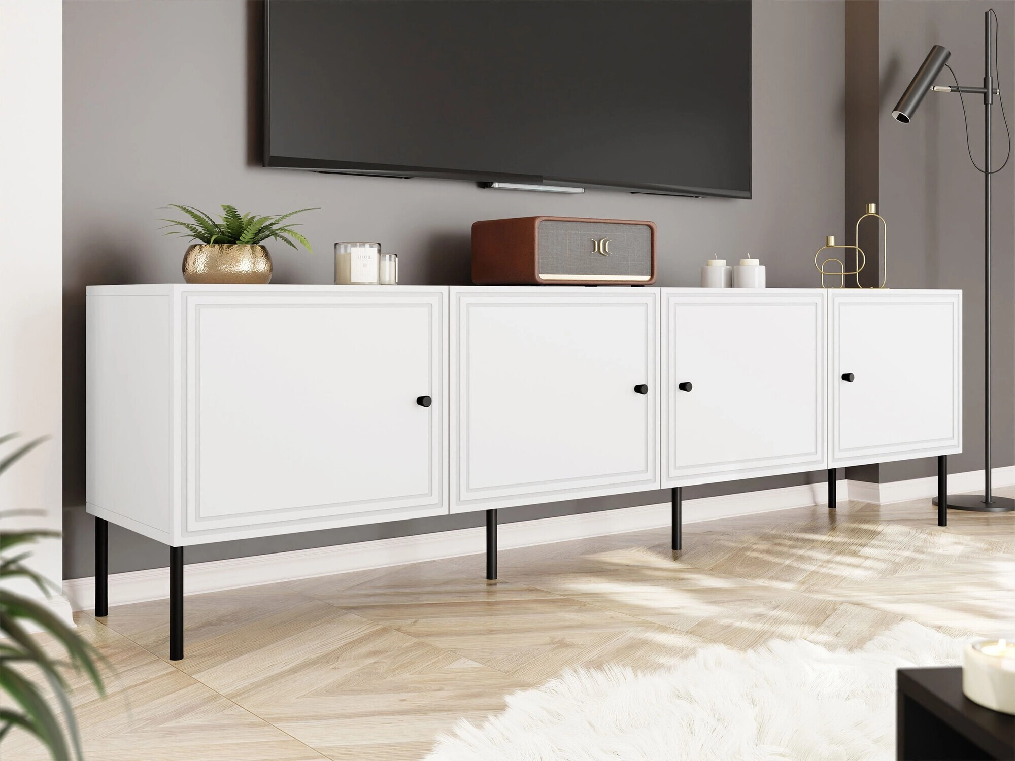 TV galds Celra I (Balts)