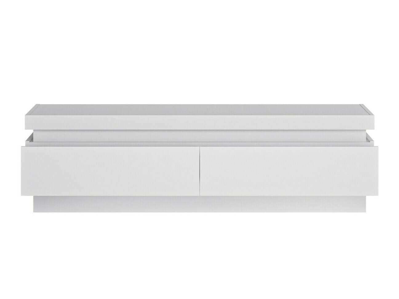 TV galds Feldeli 101 (Balts + Glancēts balts)