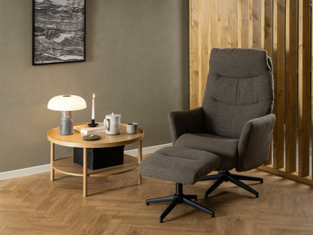 Atpūtas krēsls reglainer Norsica 804 (Pelēks)