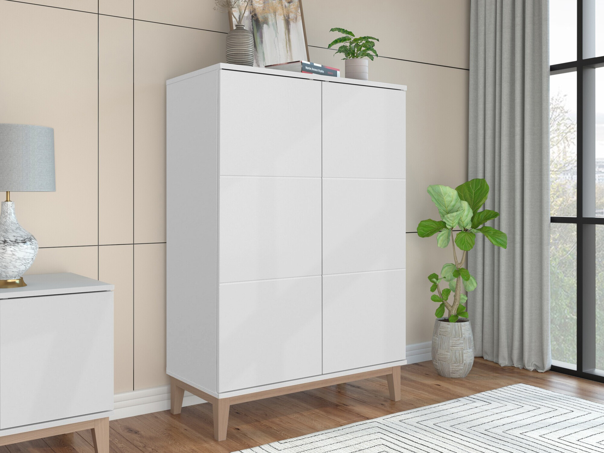 Skapis Felmelo 105 (Balts)