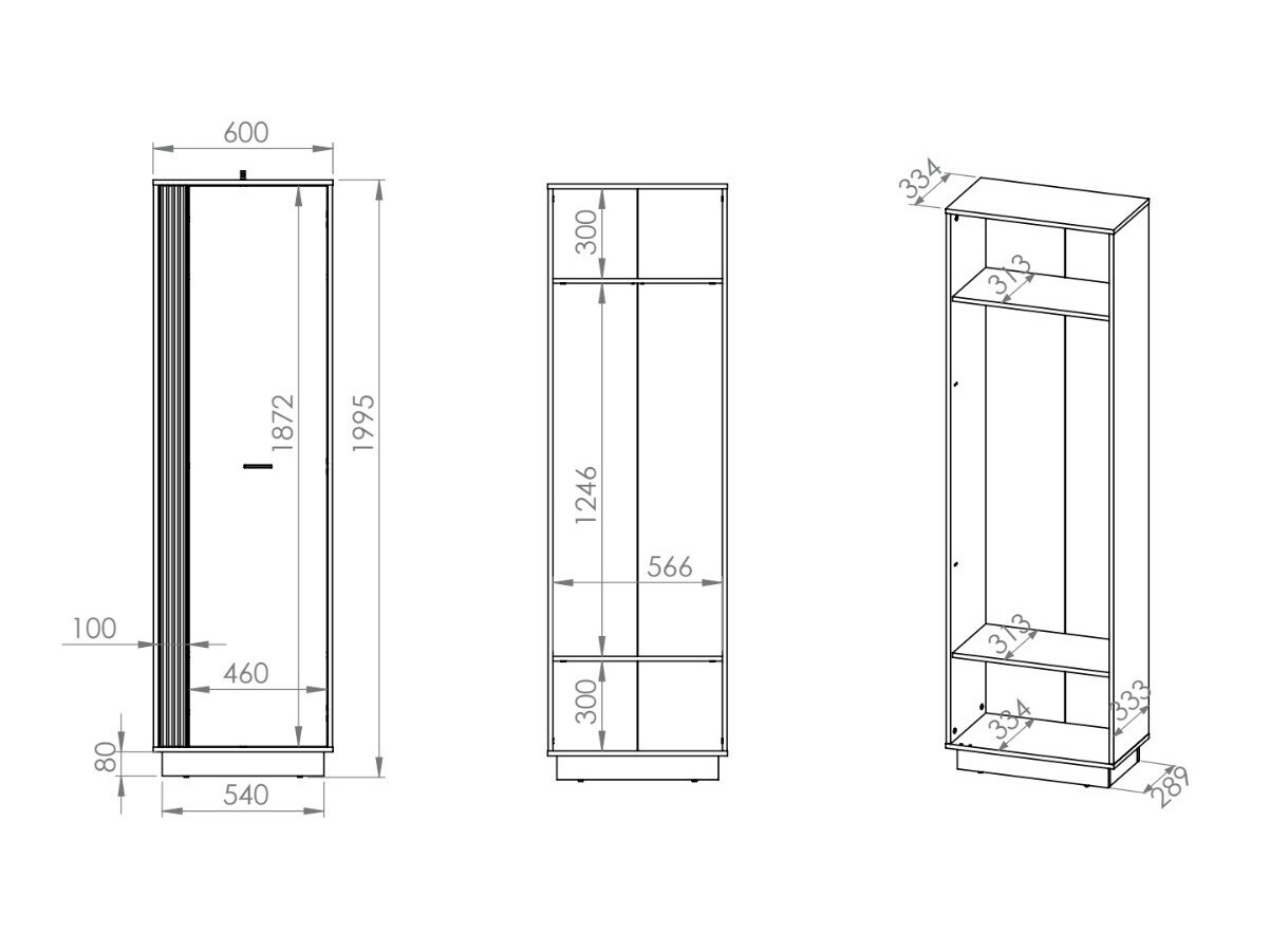 Skapis Revcire 100