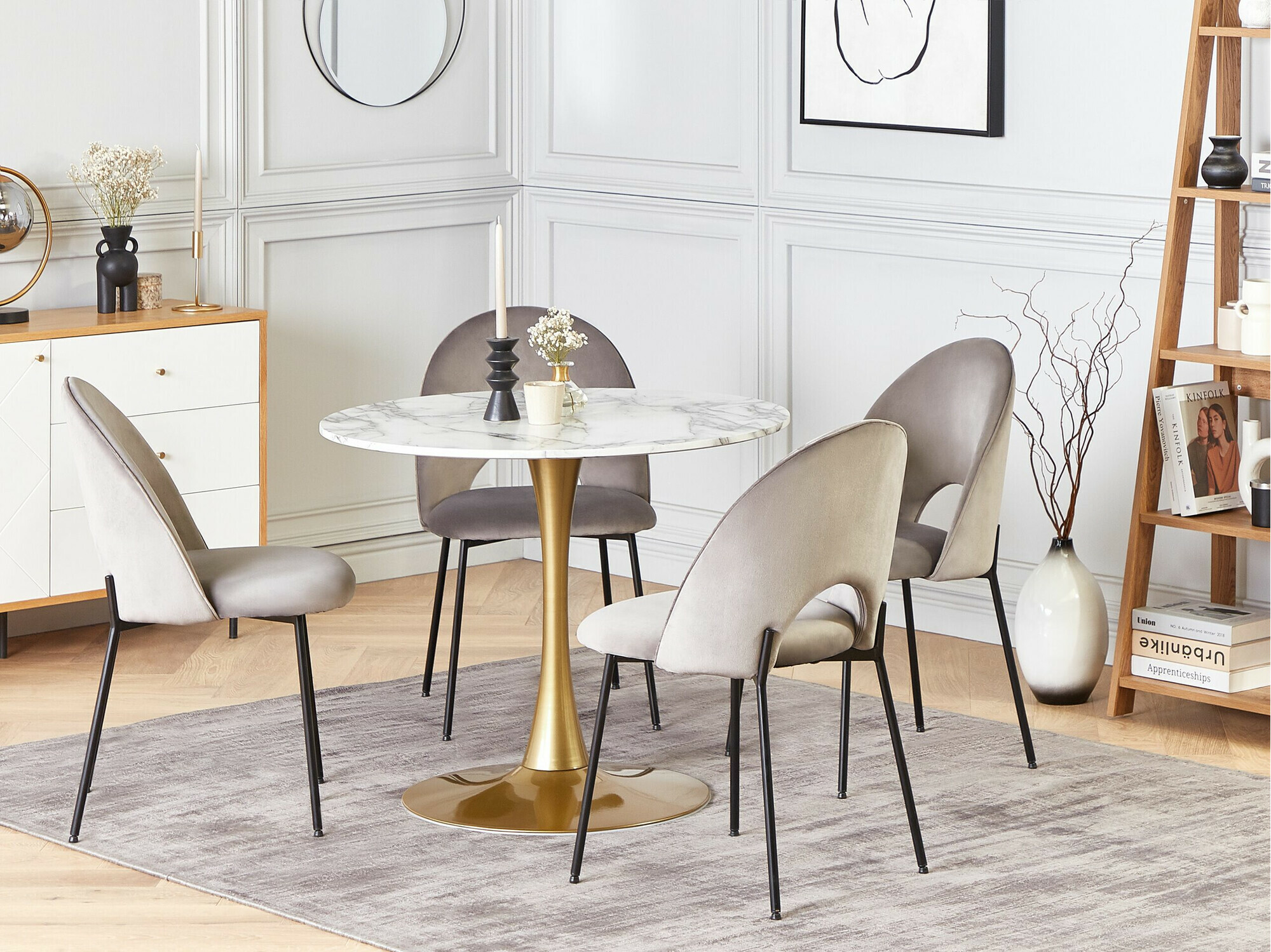 Galds Berwyn 2174 (Zelta + Balts marmors)