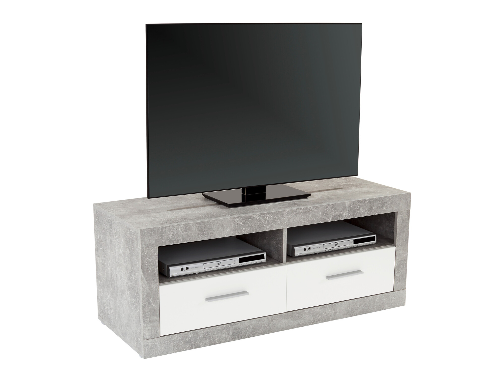 TV galds Romfera 102 (Balts + Pelēks)