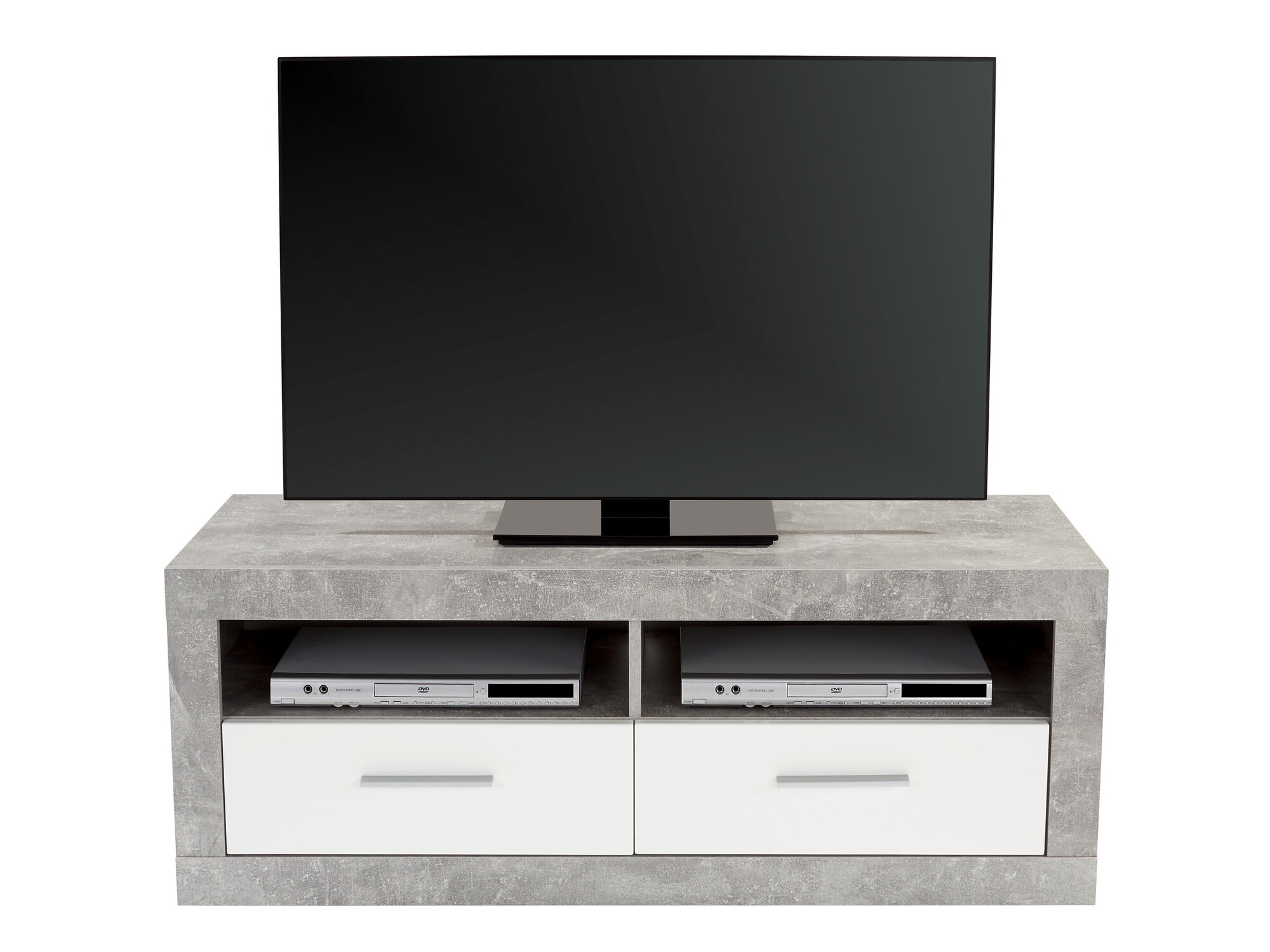 TV galds Romfera 102 (Balts + Pelēks)