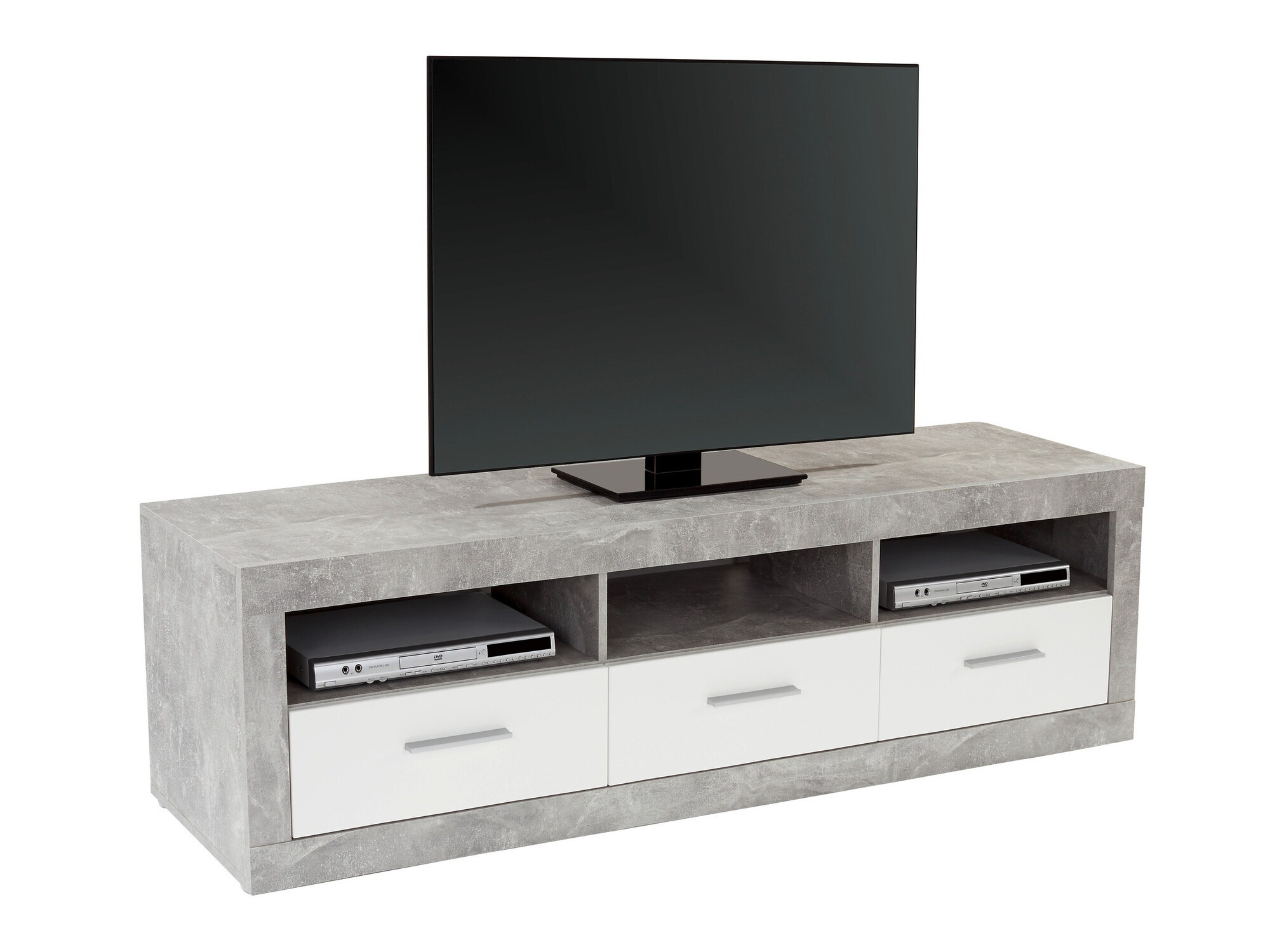 TV galds Romfera 103 (Balts + Pelēks)