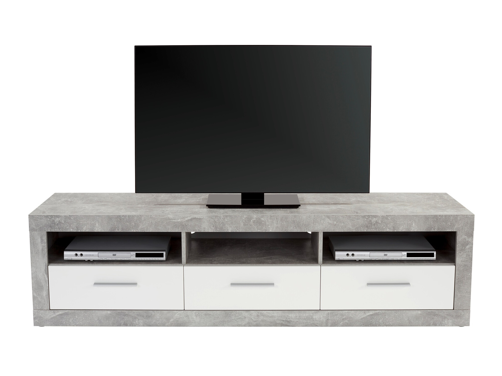 TV galds Romfera 103 (Balts + Pelēks)