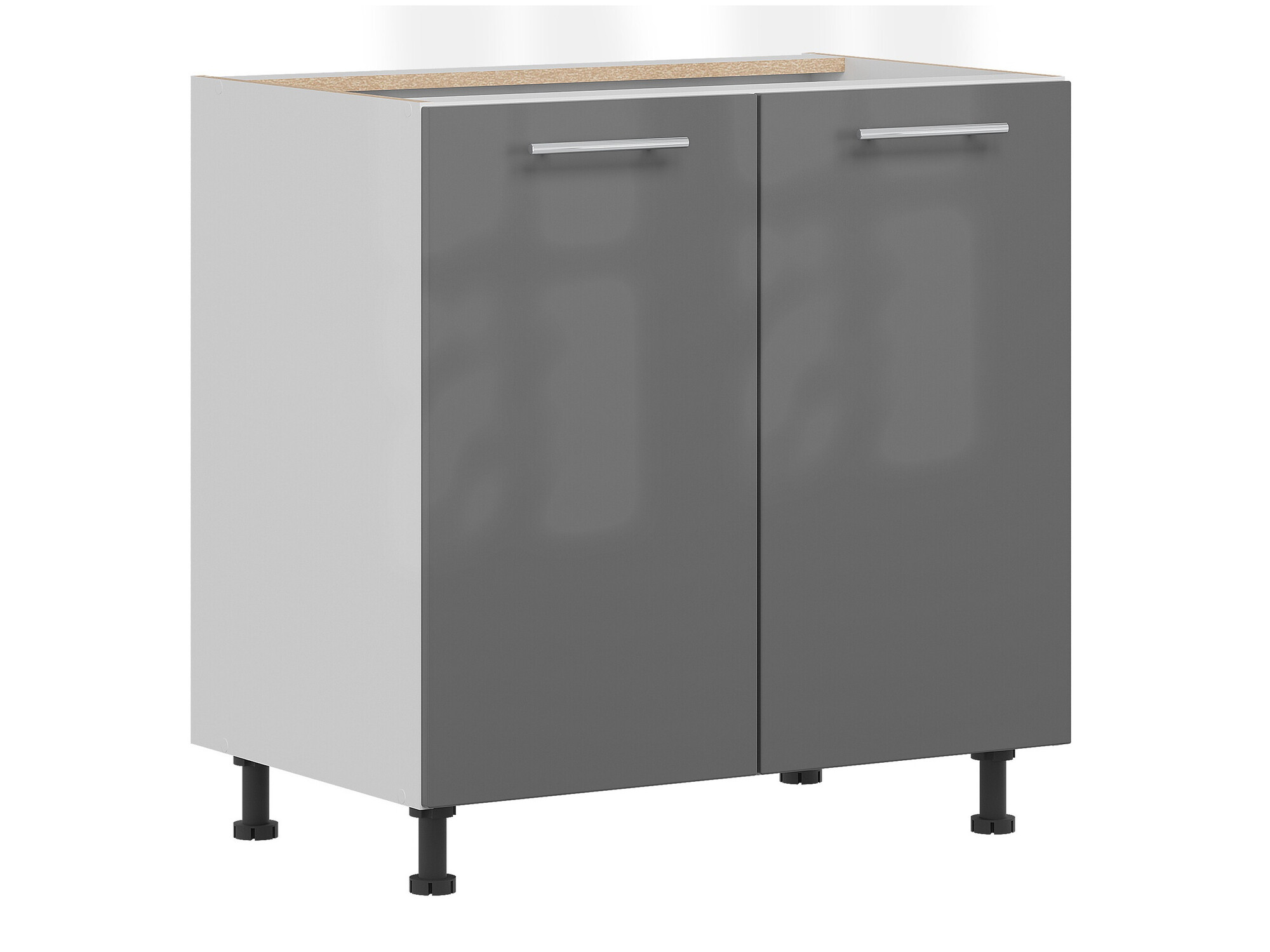 Moduļu skapis ar durvīm Tiffa Grey 143
