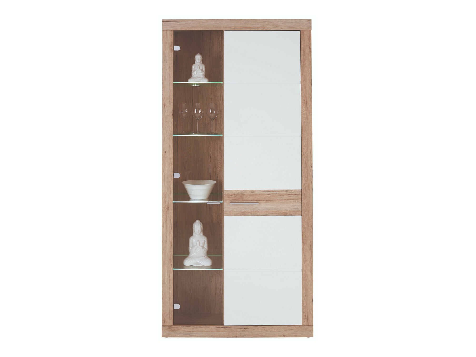 Plaukts Romfera 107 (Balts + Sanremo ozols)