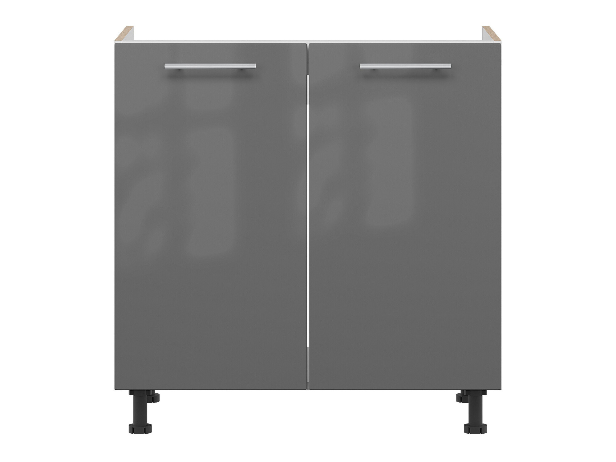 Moduļu skapis izlietnei ar durvīm Tiffa Grey 125