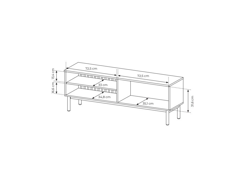 TV galds Livmave 104