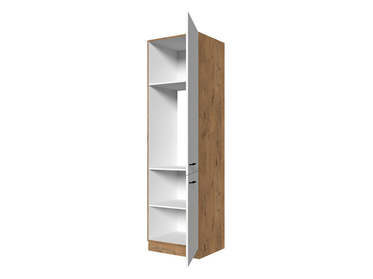 Moduļu skapis ar durvīm Wood Grey 134