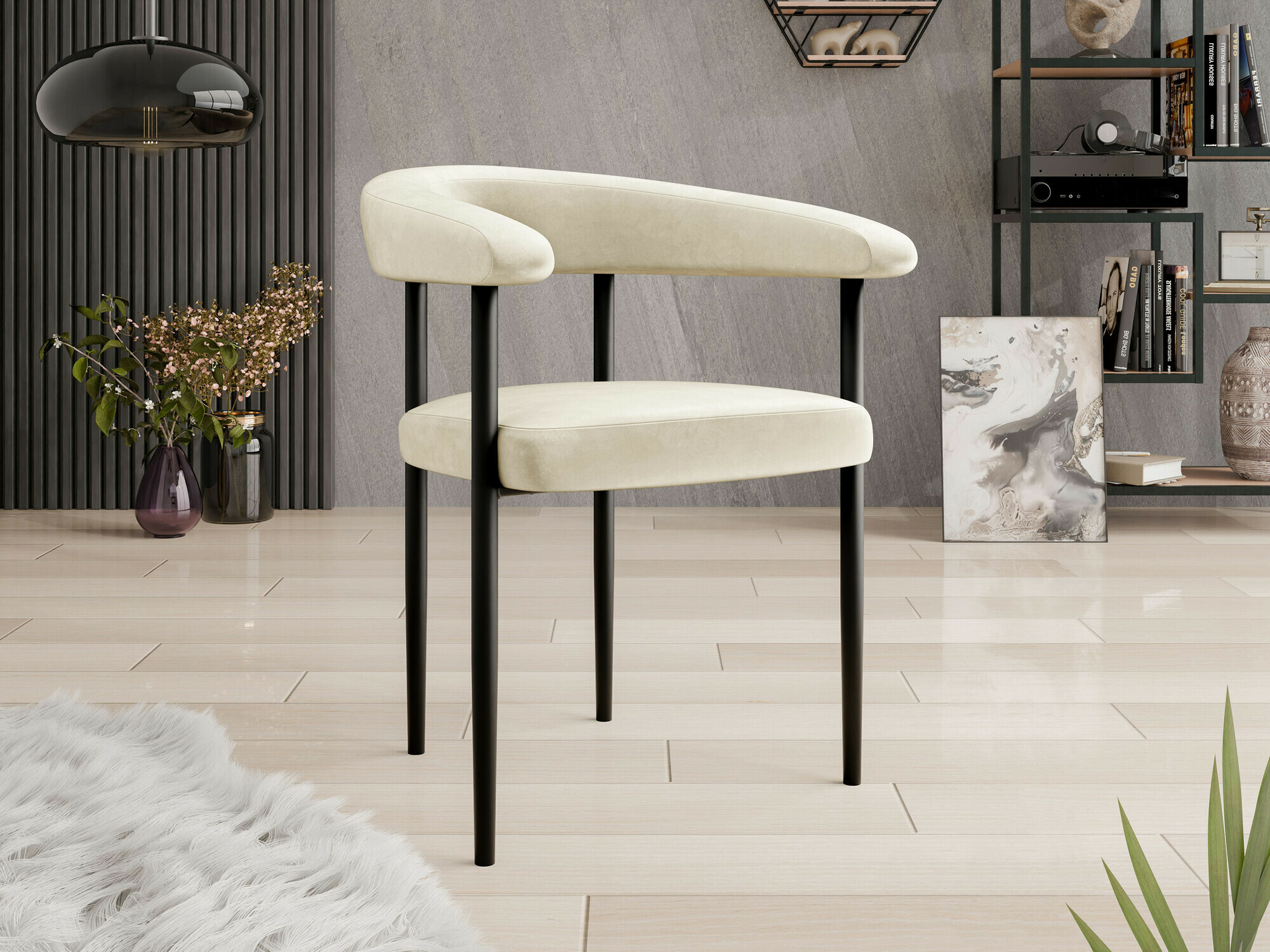 Krēsls Jackson 110 (Melns + Magic Velvet 2250)
