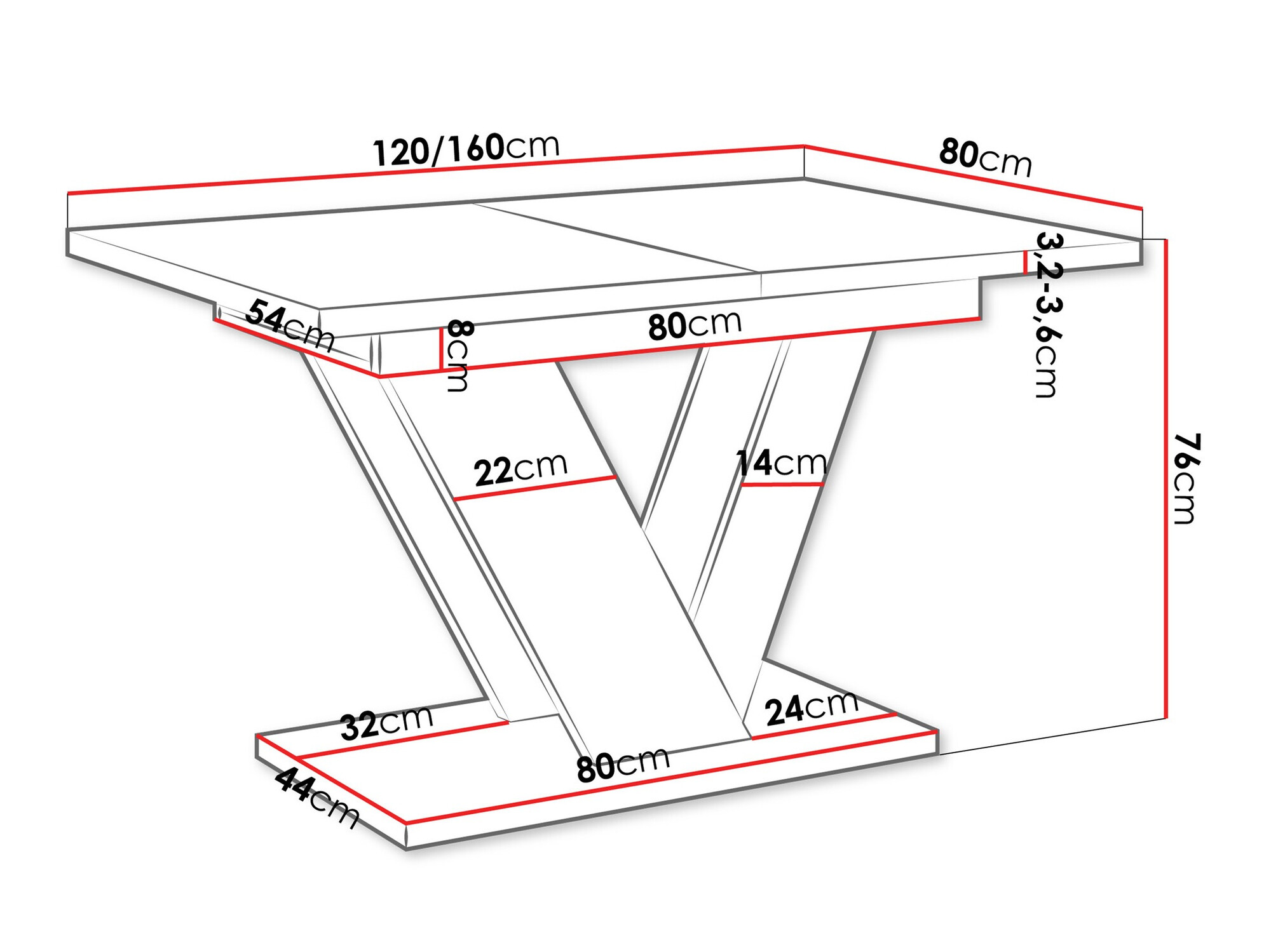 Galds Violium (Betons)