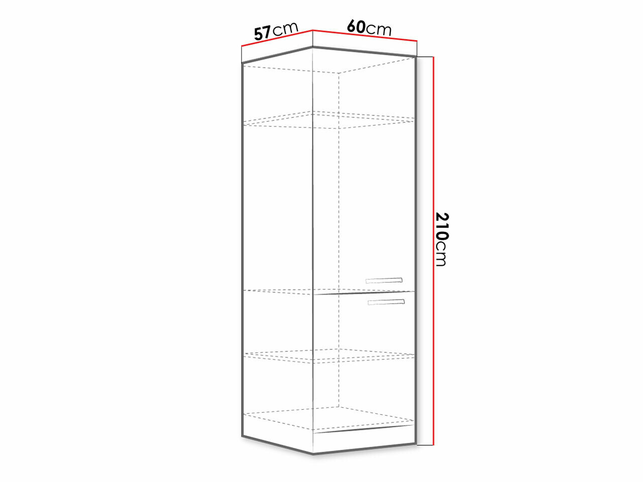 Moduļu skapis ar durvīm Multi Grey 103
