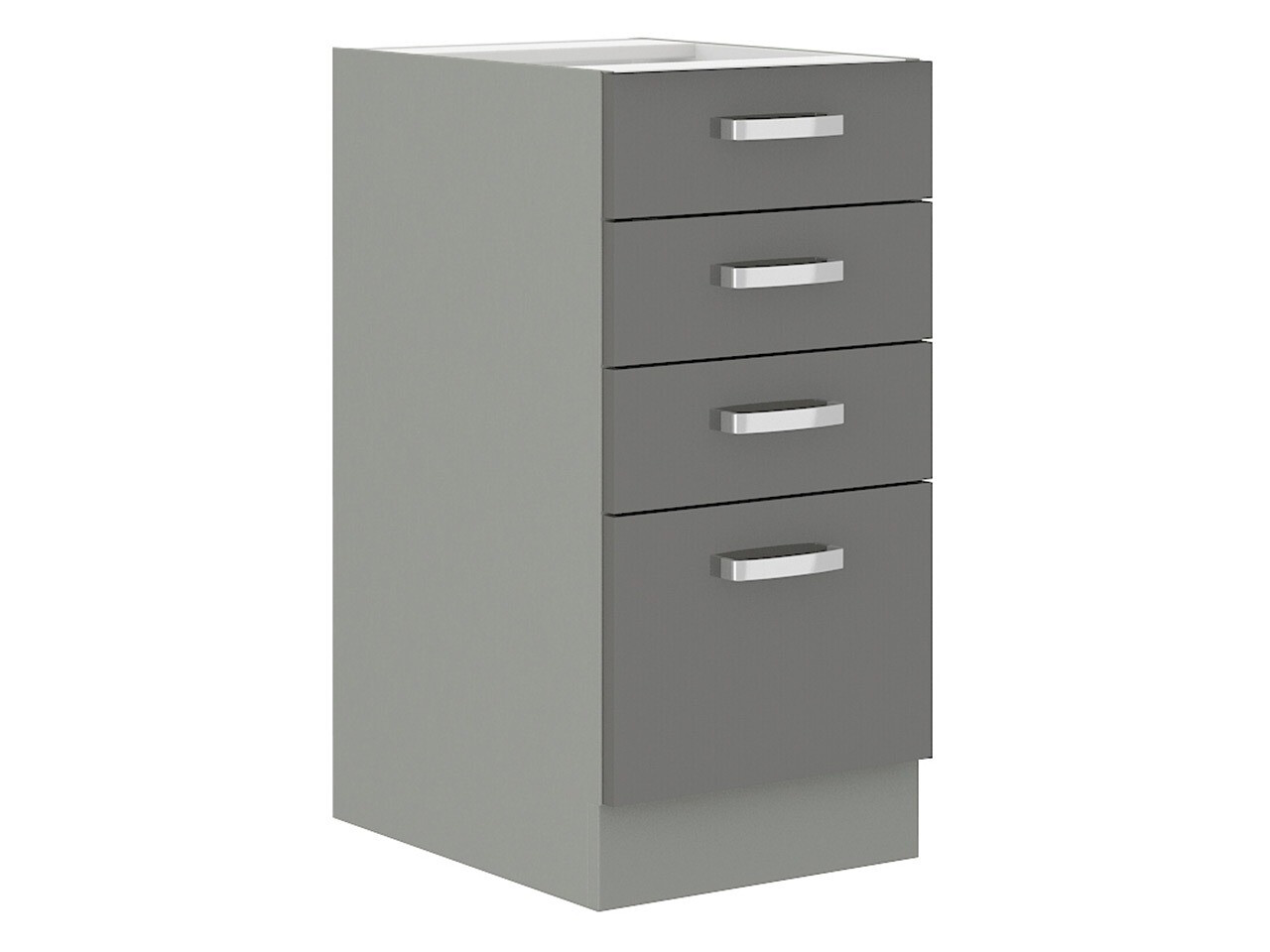 Moduļu skapis ar atvilktnēm Multi Grey 122