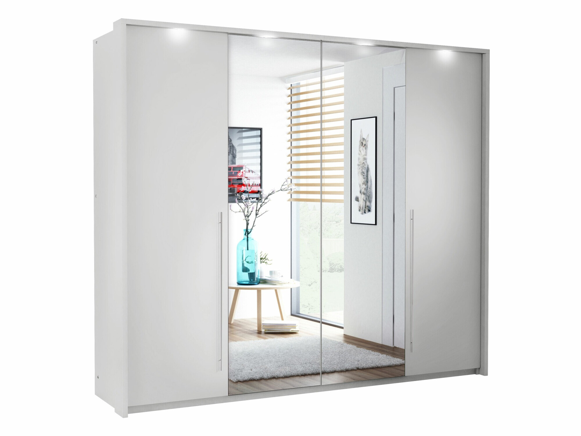 Skapis Honolulu 121 (Balts)