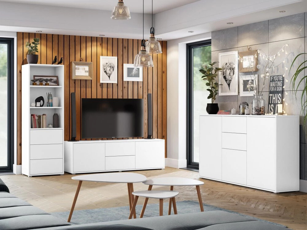 TV galds Comfivo Tutela (Balts)