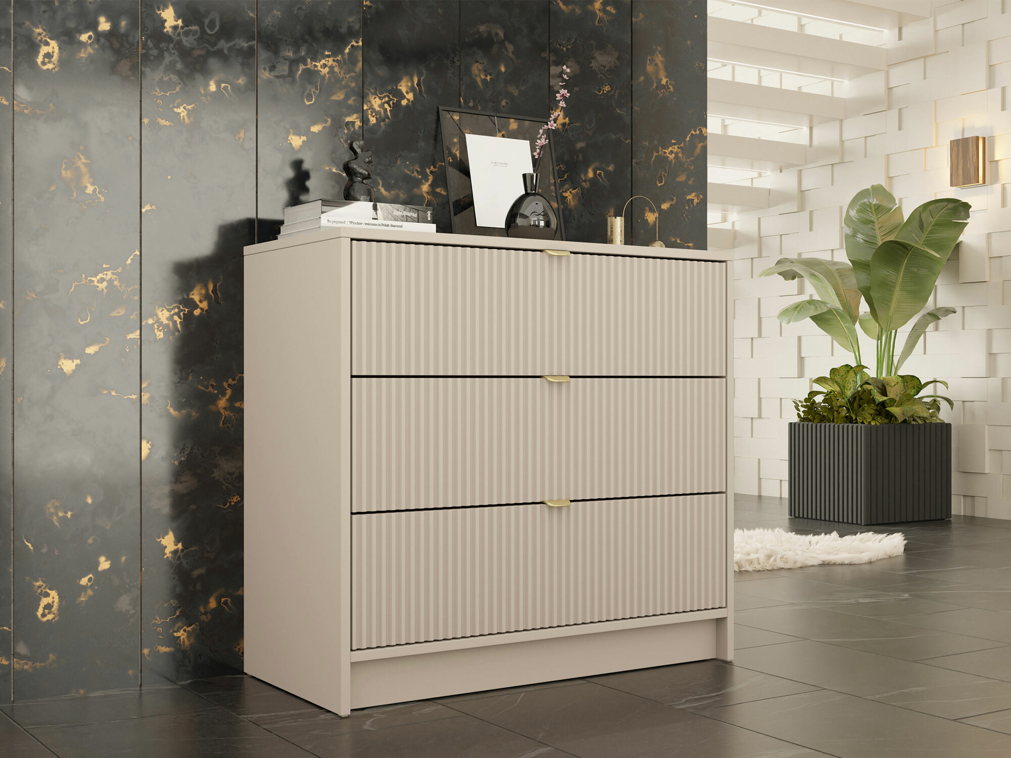 Kumode Comfivo Papilio I (Bēšs)
