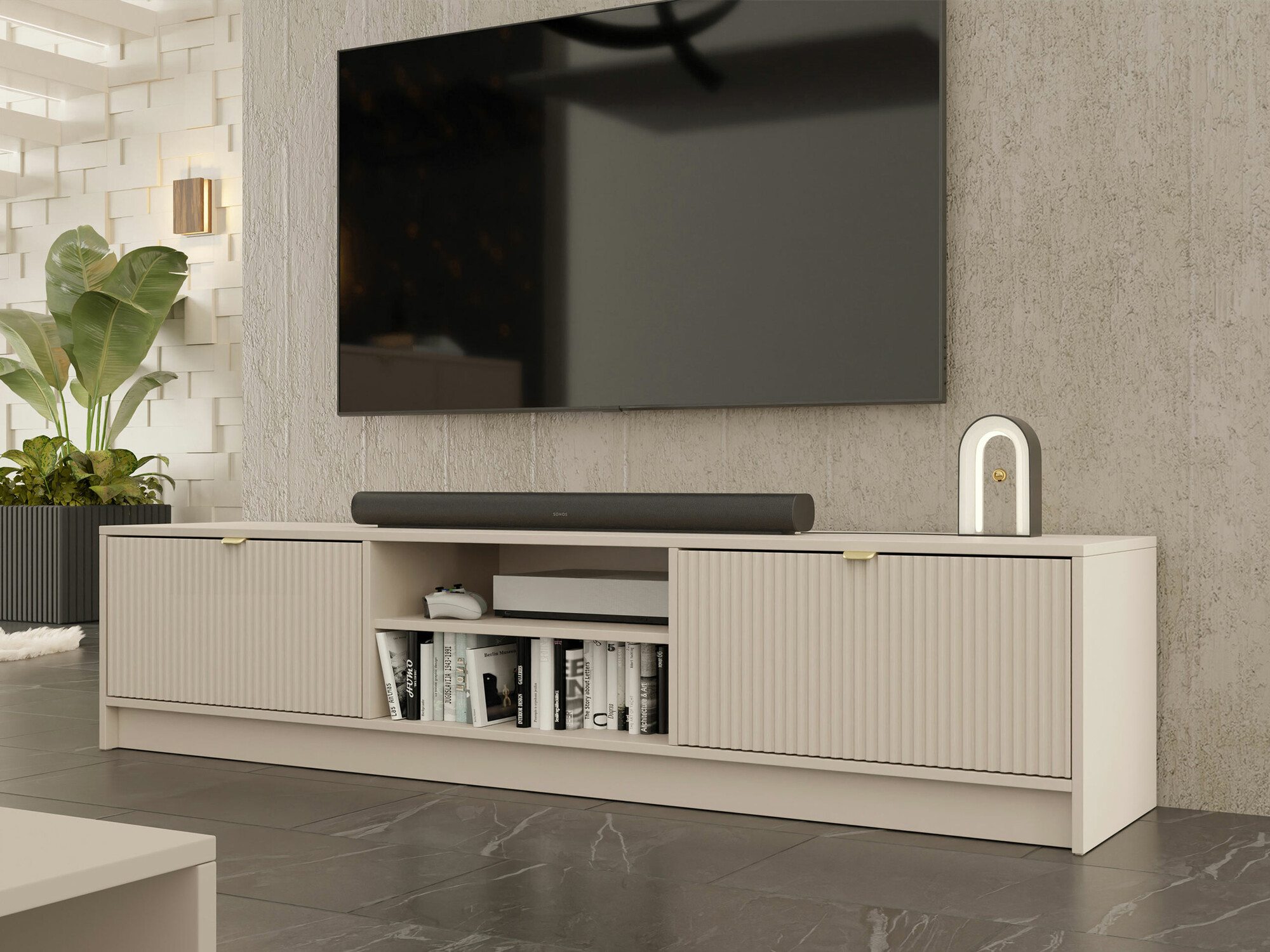 TV galds Comfivo Papilio I (Bēšs)