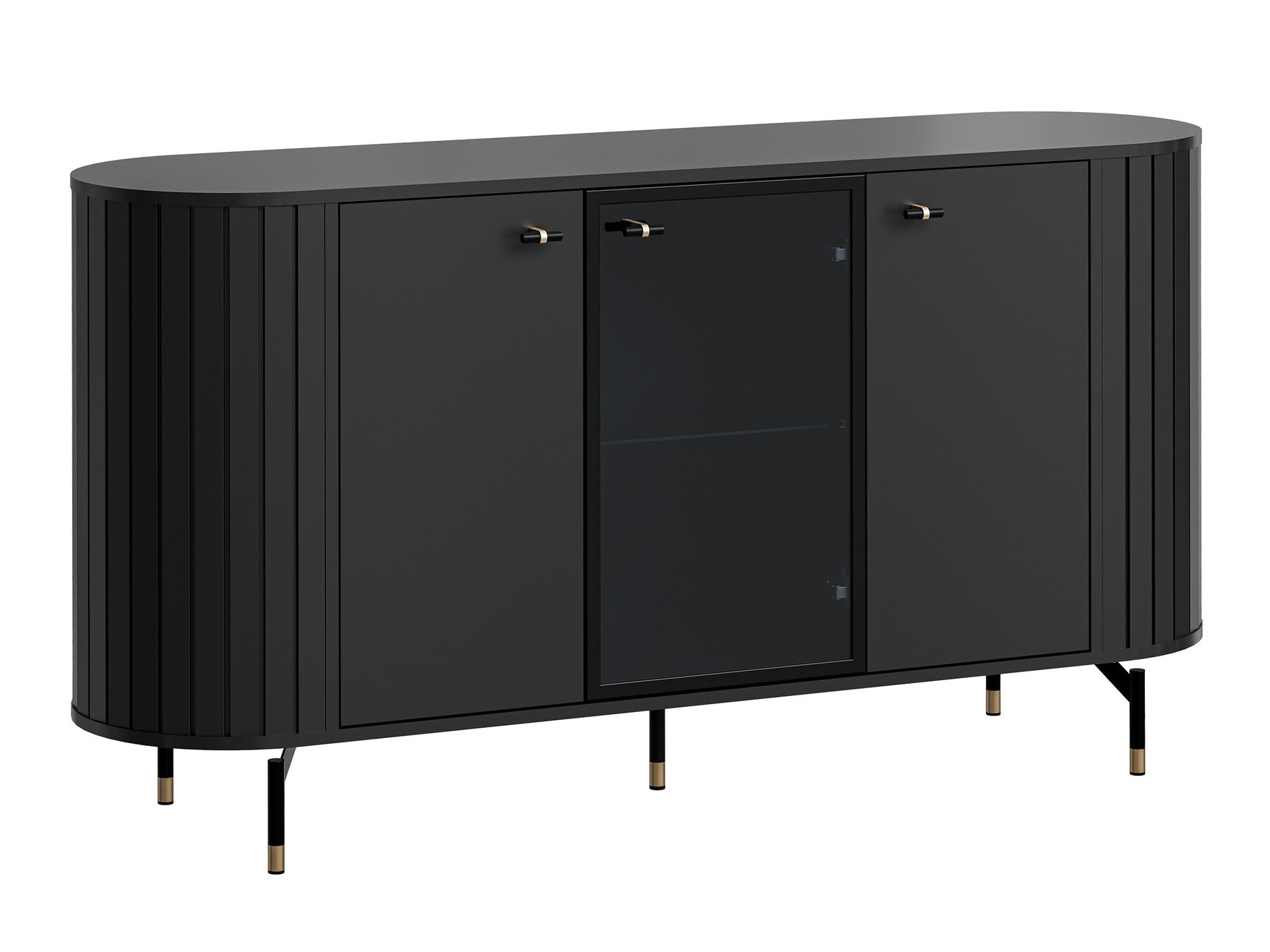 Skapis Novmono 102 (Melns)