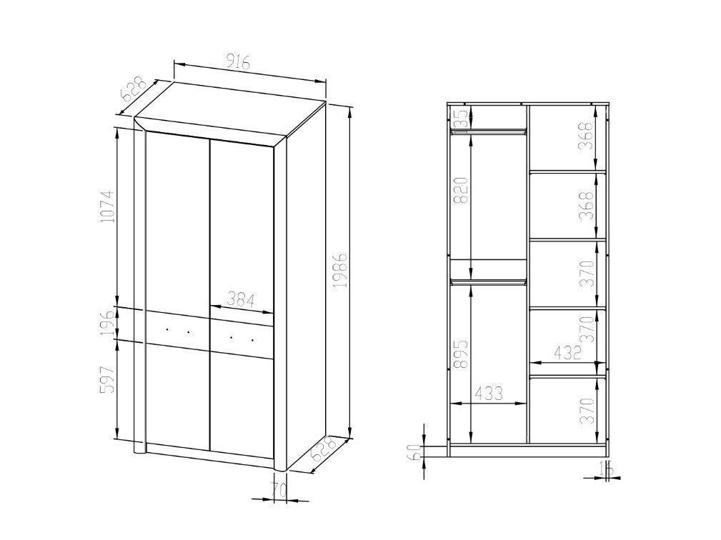 Skapis Tivmori 100