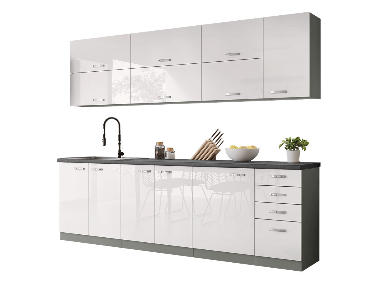 Moduļu virtuves komplekts Multi White 123