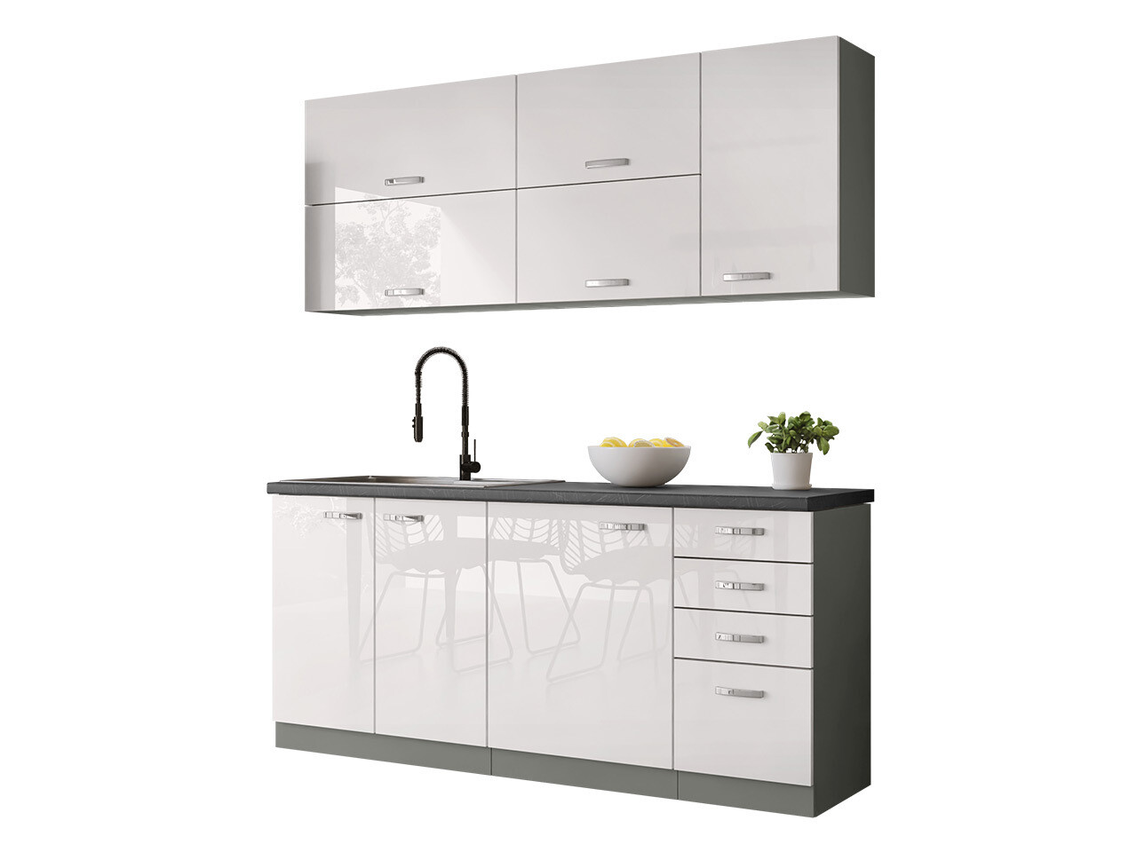 Moduļu virtuves komplekts Multi White 124