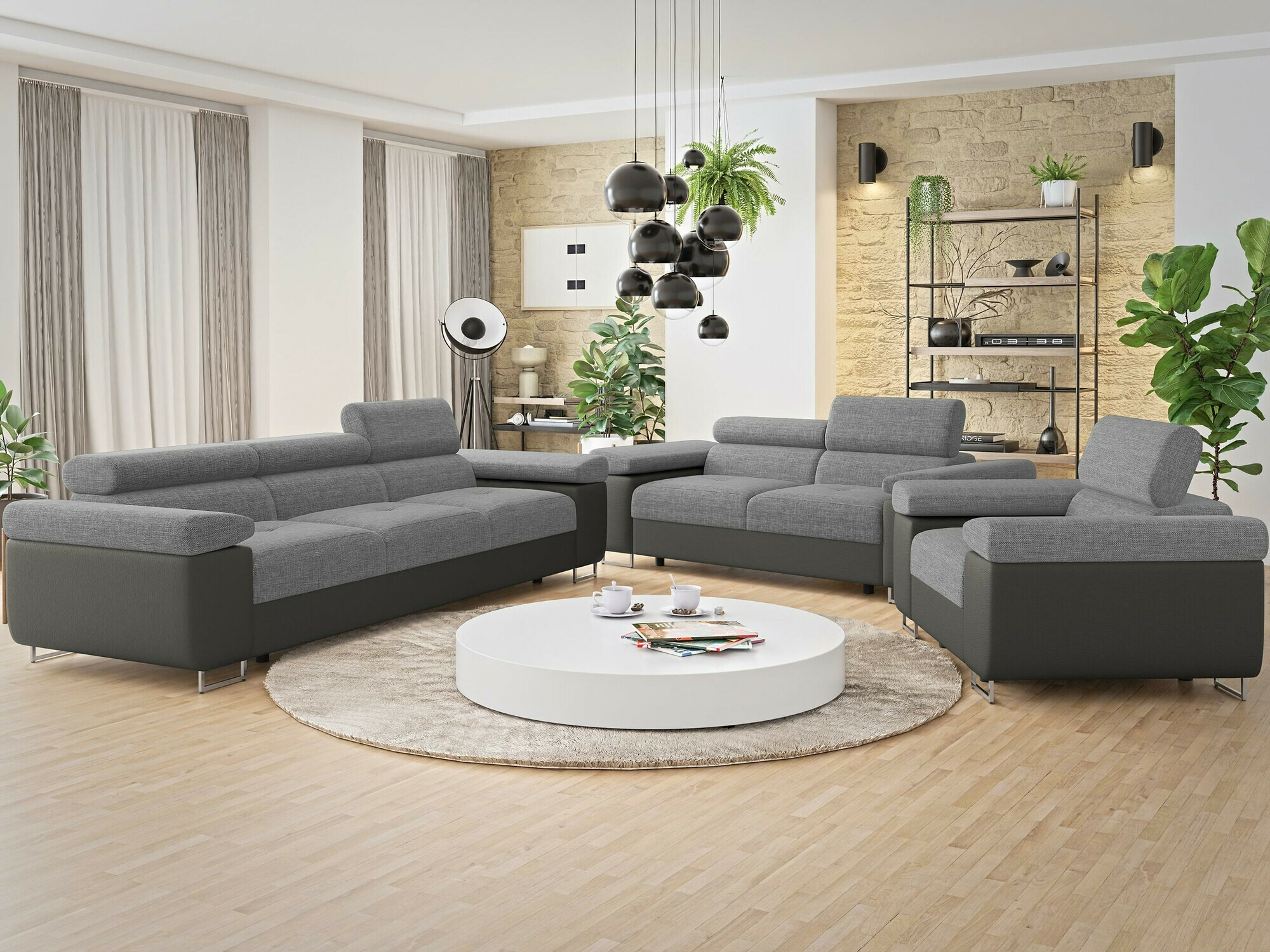 Atpūtas krēsls Comfivo Vinetum (Soft 029 + Lux 05)