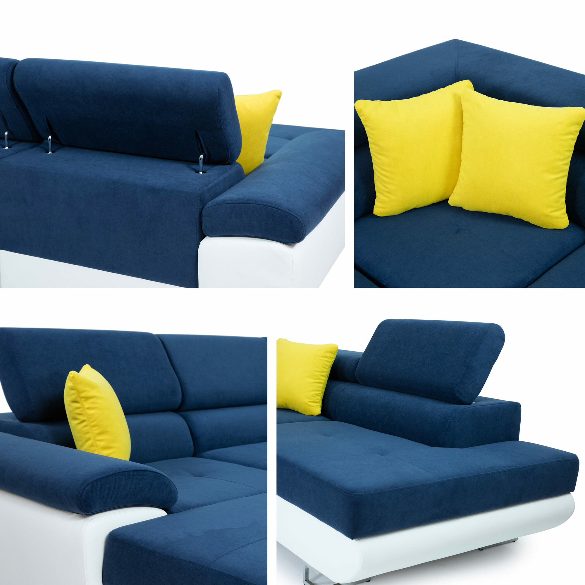 Stūra dīvāns Comfivo Ruta IV (Soft 017 + Uttario Velvet 2979 + Uttario Velvet 2955 St)