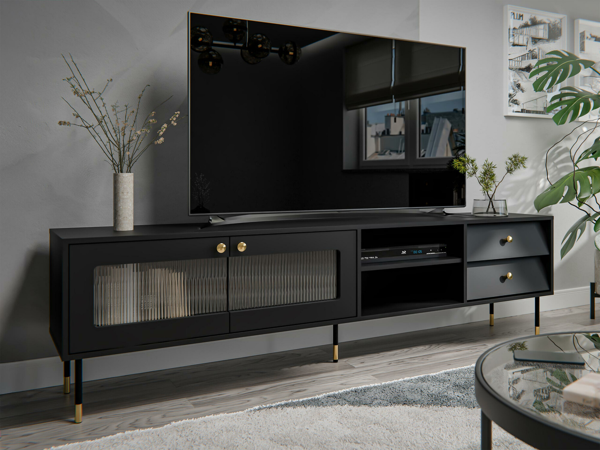 TV galds Feletri 103 (Melns)
