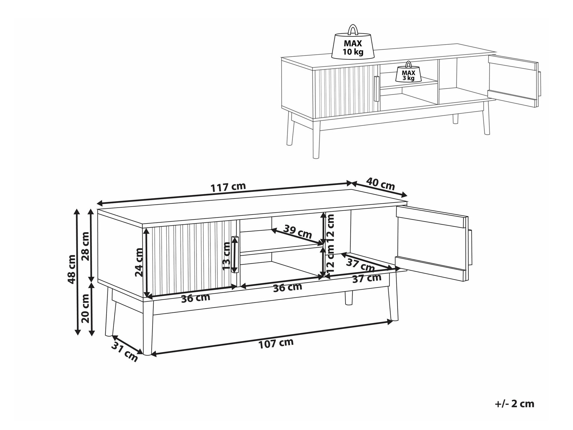 TV galds Mirmori 102