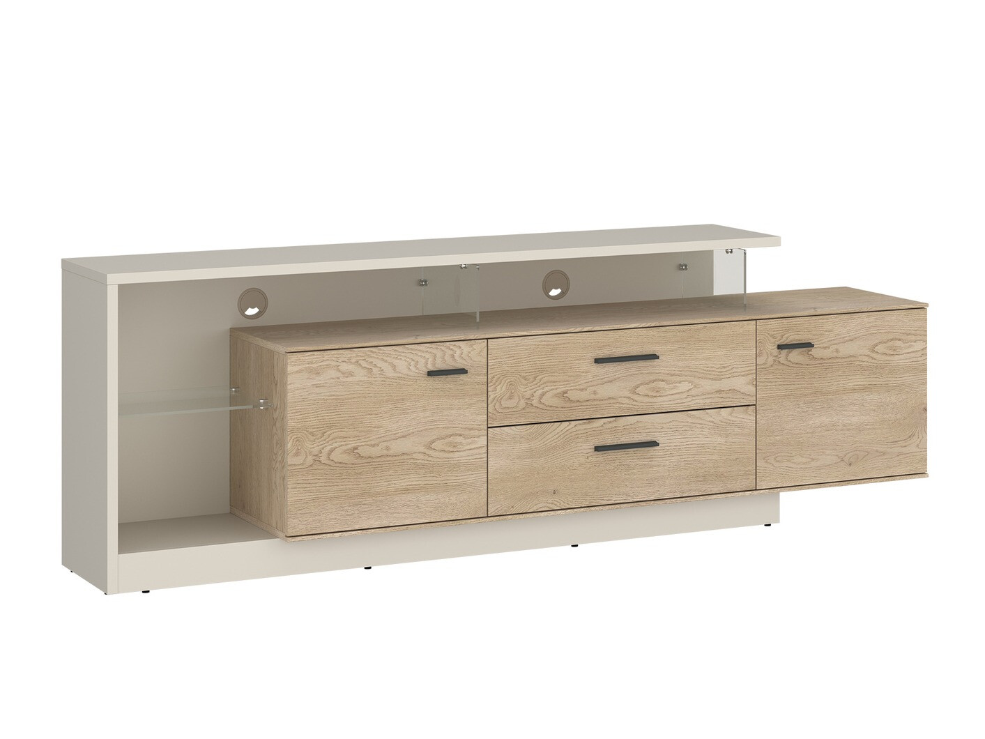 TV galds Avicoro 106 (Kašmirs + Sonomas ozols)