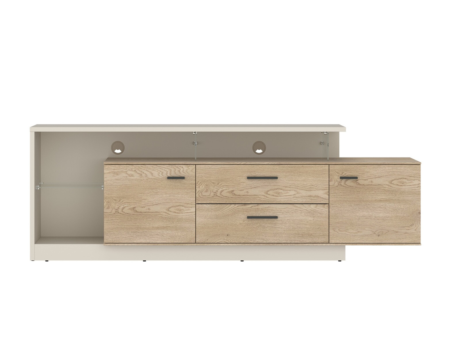 TV galds Avicoro 106 (Kašmirs + Sonomas ozols)