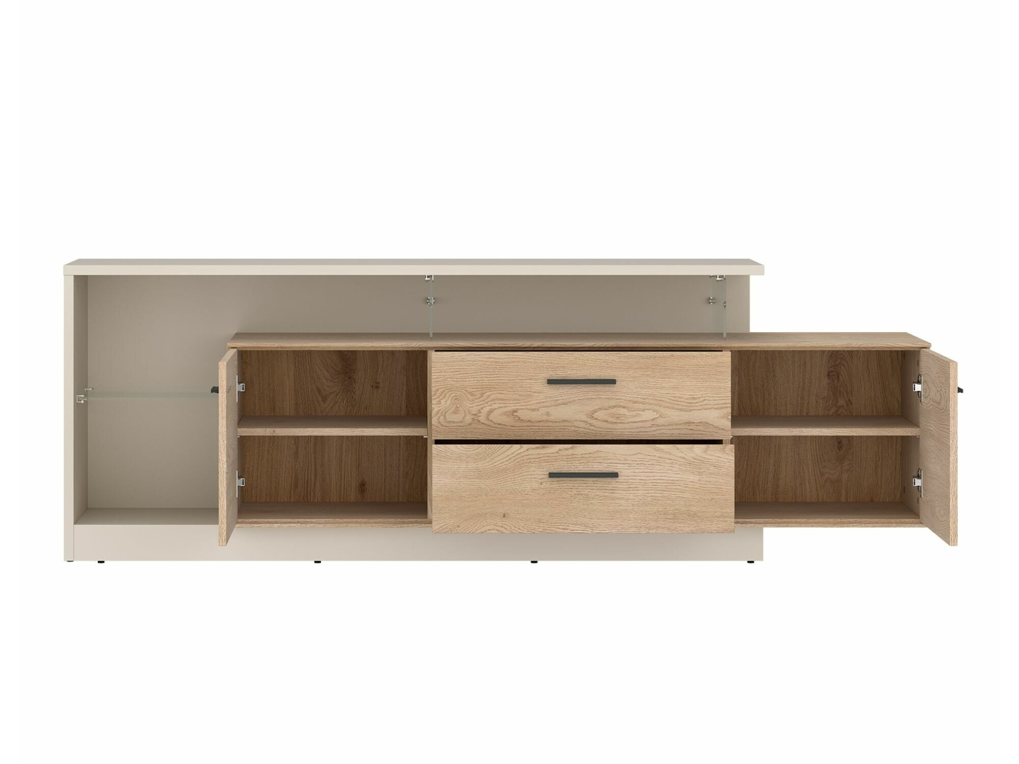 TV galds Avicoro 106 (Kašmirs + Sonomas ozols)