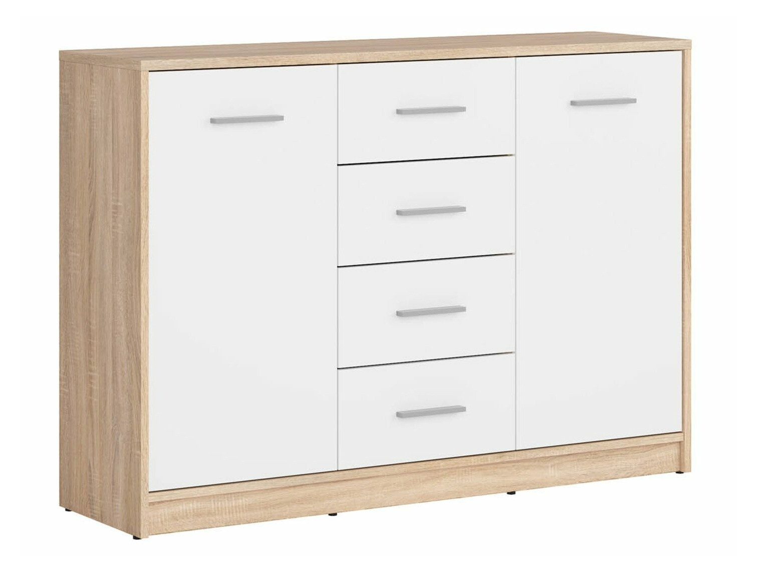 Kumode Novsore 118 (Balts + Sonomas ozols)