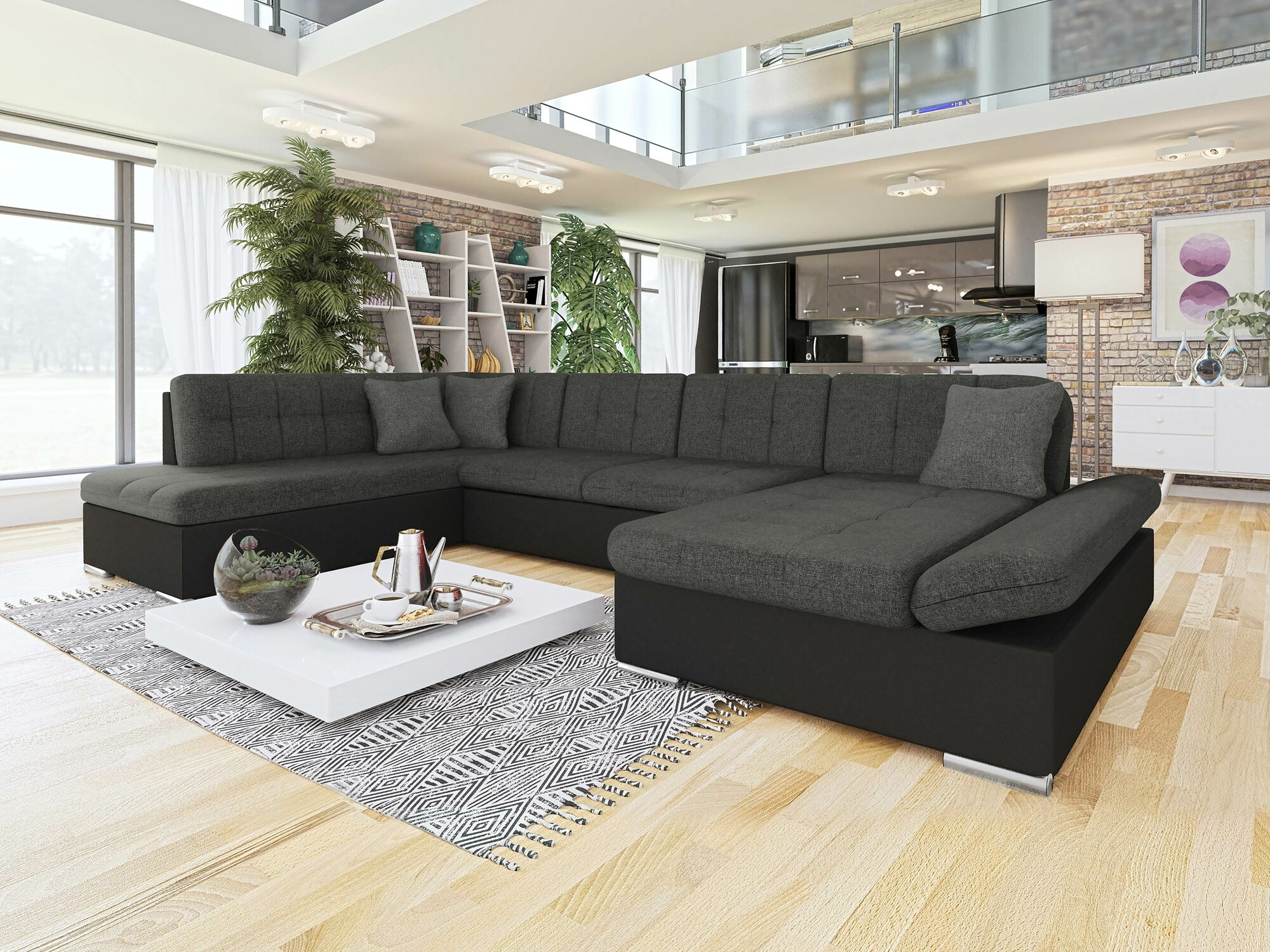 Stūra dīvāns Comfivo Tilia (Soft 011 + Lux 06 + Lux 05)