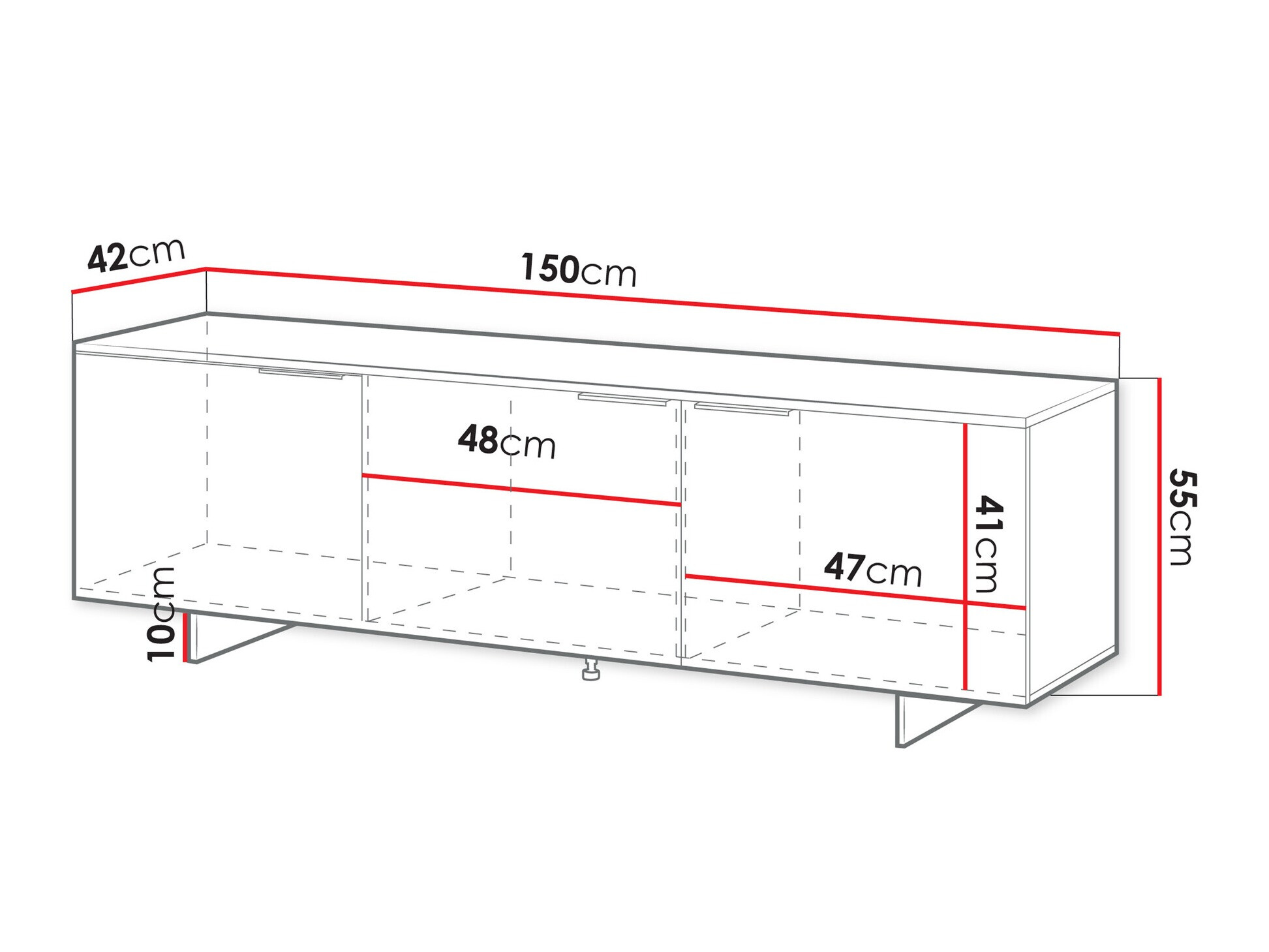 TV galds Flotei 107