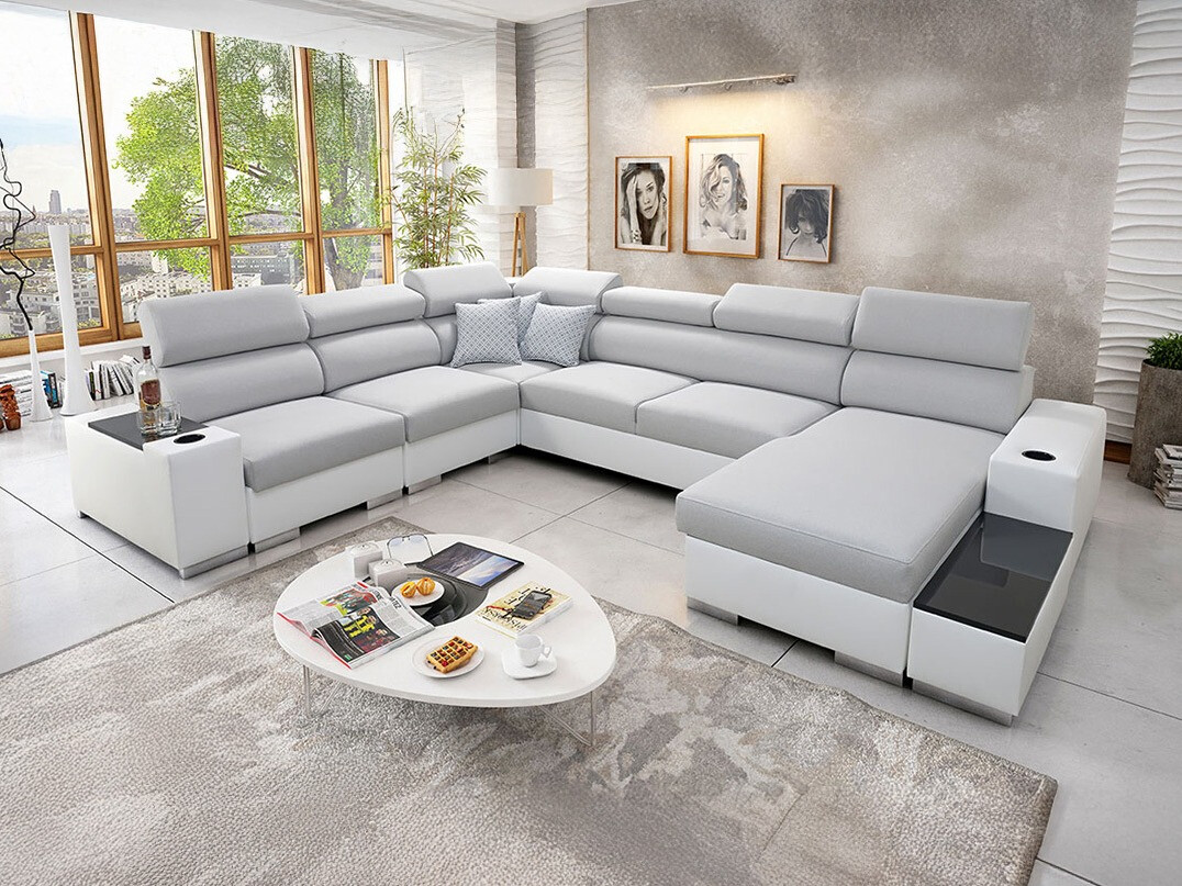Stūra dīvāns Pearland 105 (Ekj 01 + Luxo 6601 + Evo 32)