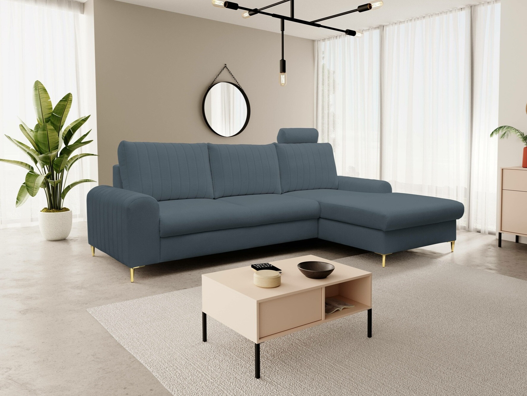 Stūra dīvāns Kingston 163 (Loft 14)