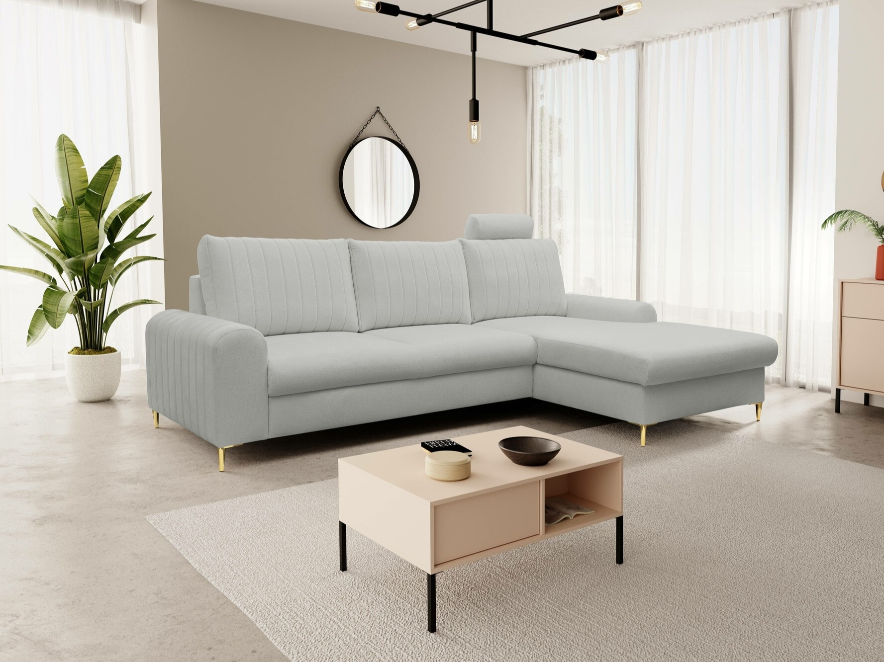 Stūra dīvāns Kingston 163 (Loft 18)