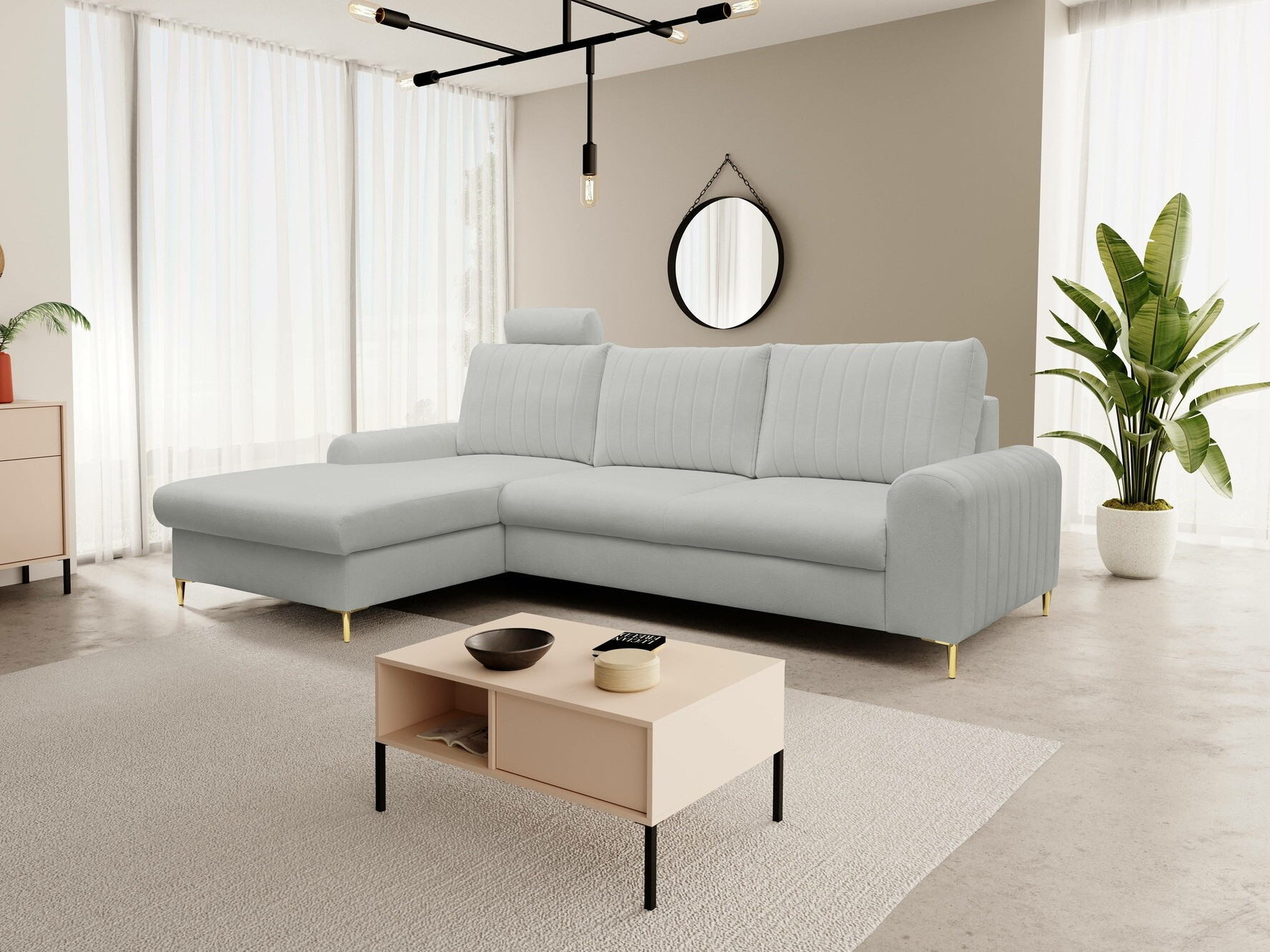 Stūra dīvāns Kingston 163 (Loft 18)