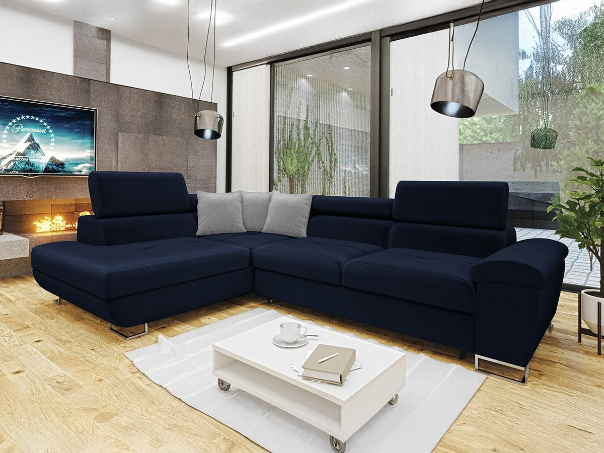 Stūra dīvāns Comfivo Ruta II (Magic Velvet 2216 + Magic Velvet 2240)
