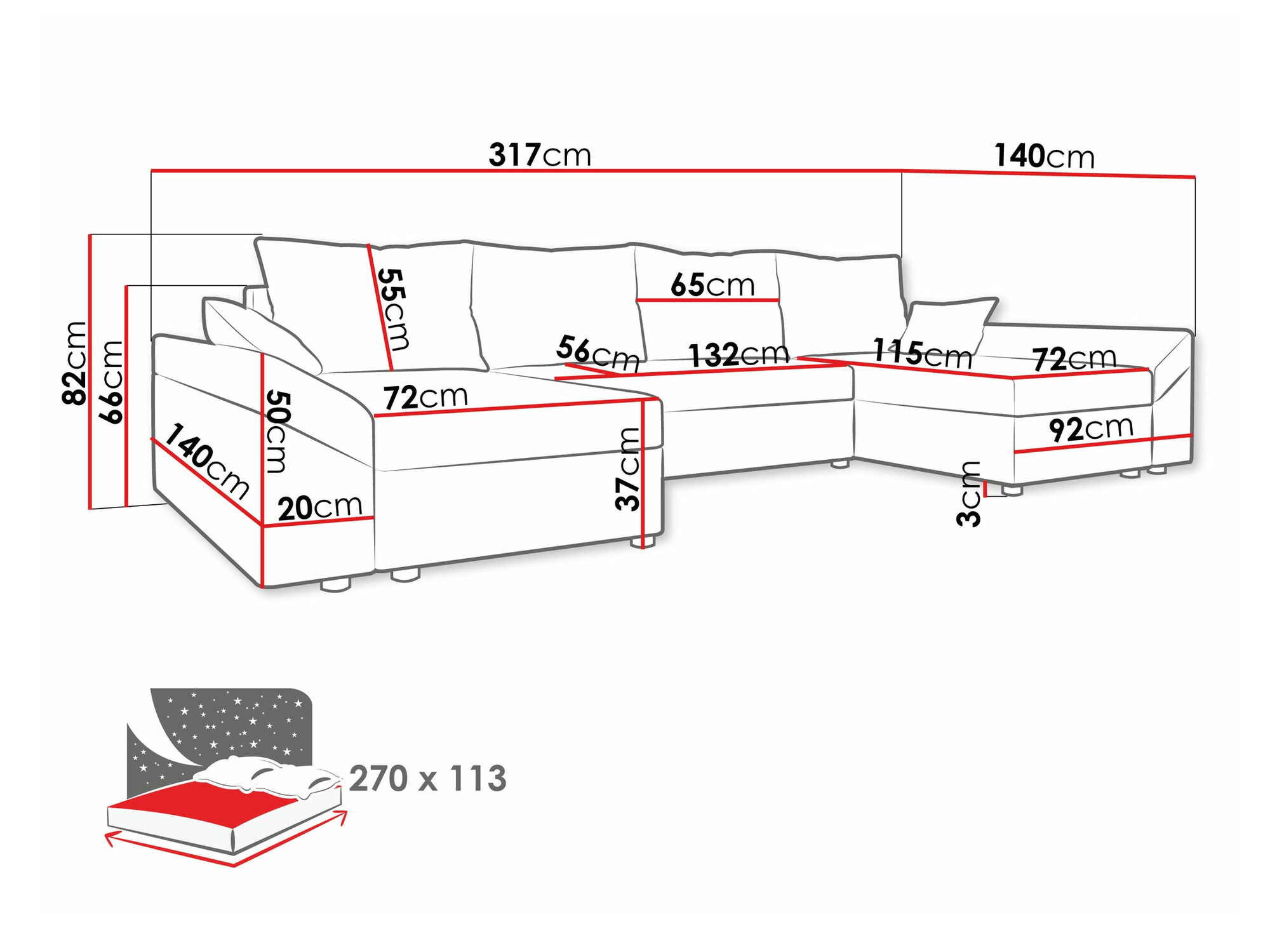 Stūra dīvāns Memphis 131 (Kronos 09)